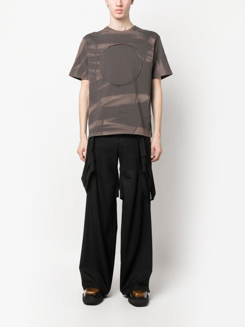 Grey Sun Bleached Cotton T-shirt