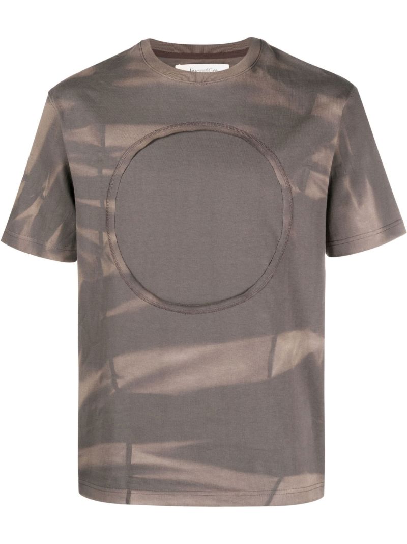 Grey Sun Bleached Cotton T-shirt