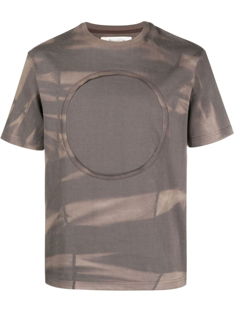 Grey Sun Bleached Cotton T-shirt