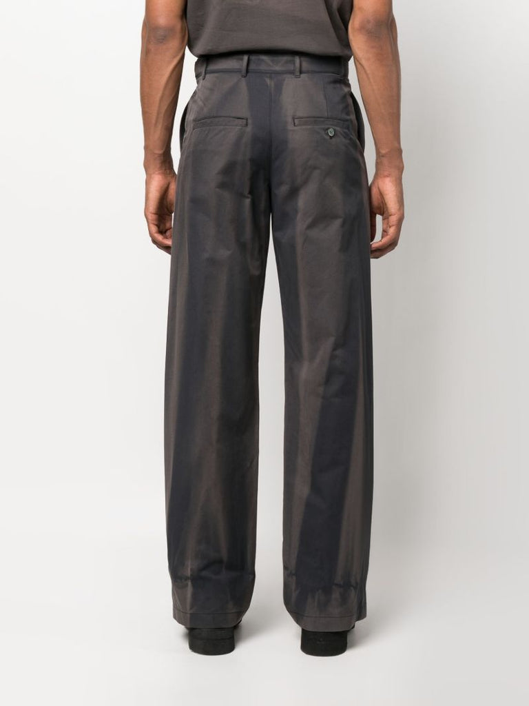 Grey Sun-bleached Straight-leg Trousers