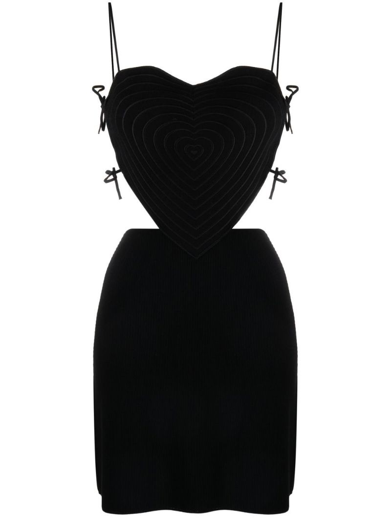 Black Heart Bodice Mini Dress