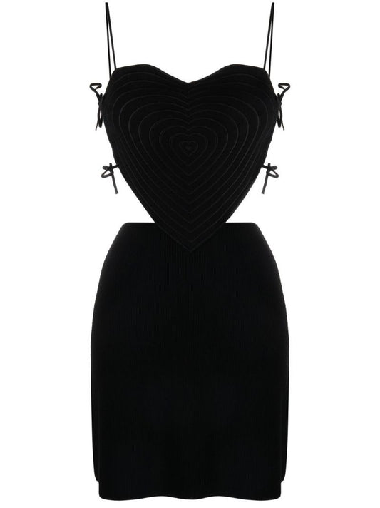 Black Heart Bodice Mini Dress
