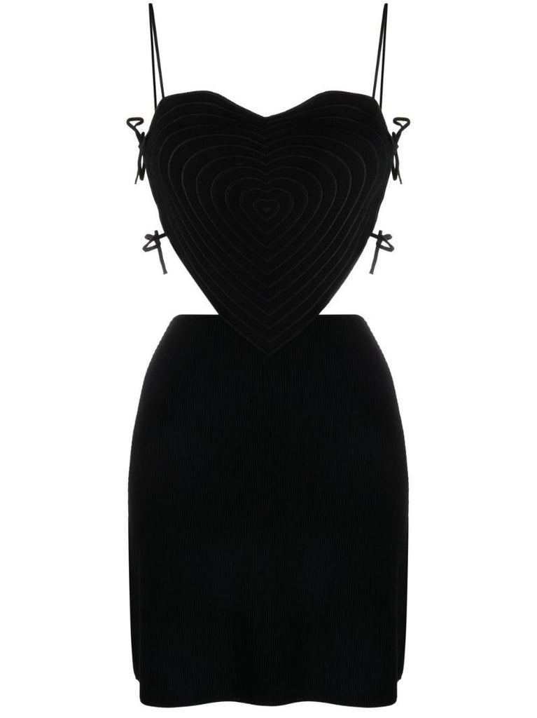 Black Heart Bodice Mini Dress