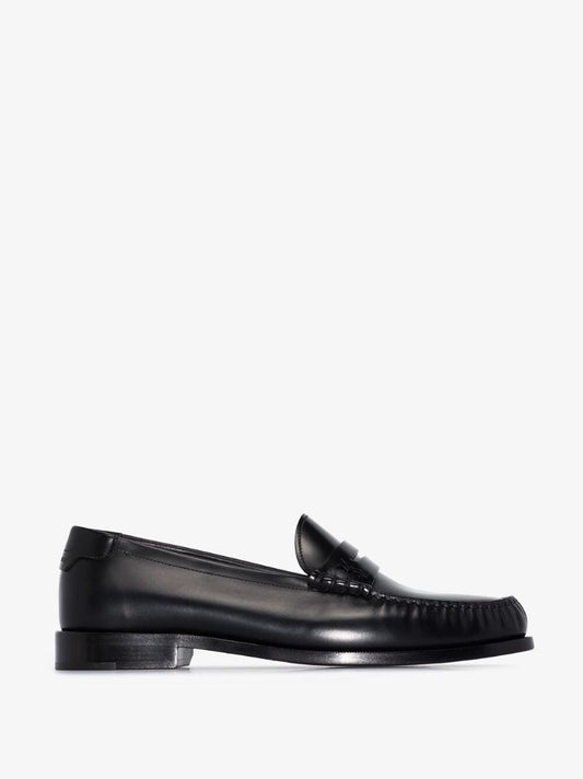 Black Le Loafer Leather Penny Loafers