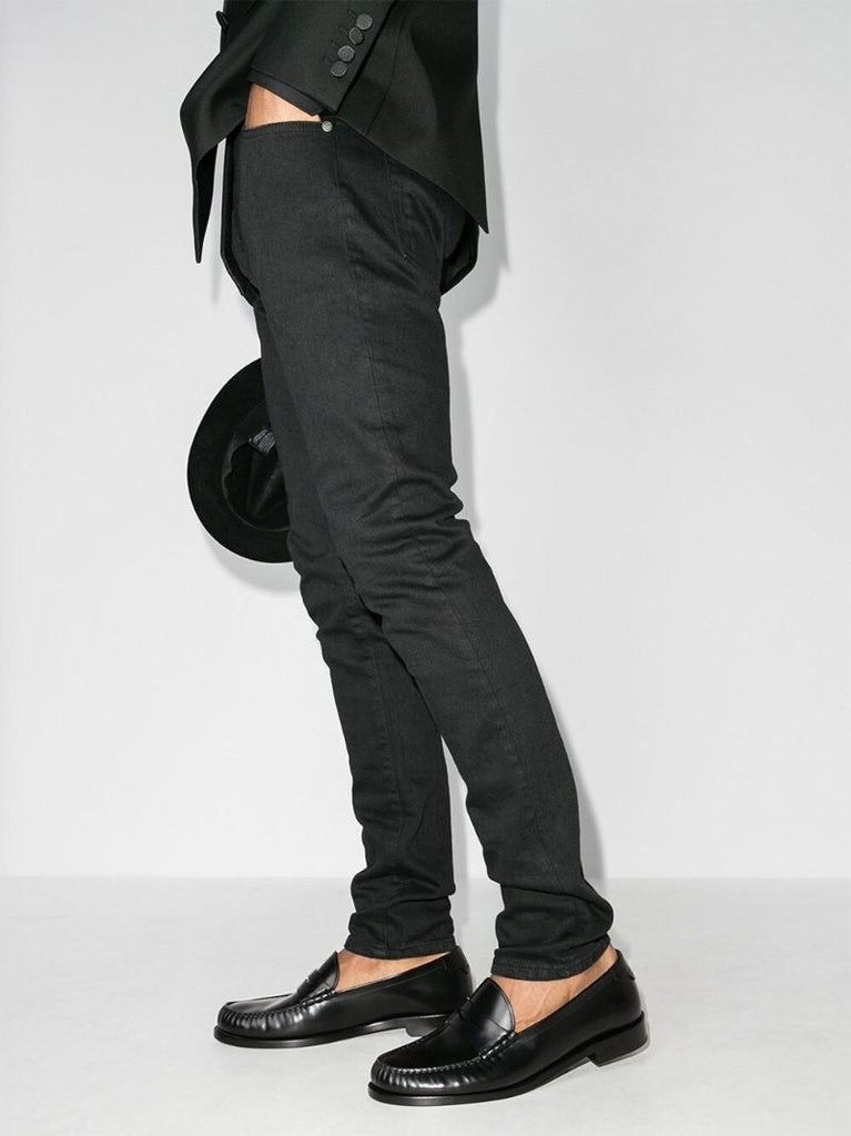 Black Le Loafer Leather Penny Loafers