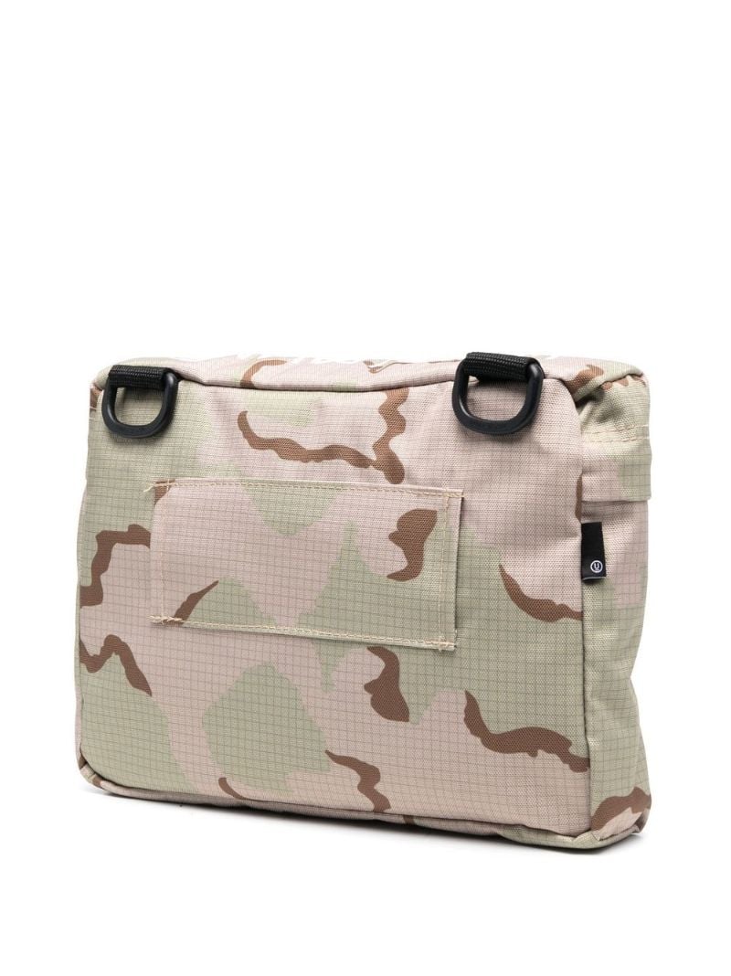 Neutral Camouflage Print Messenger Bag