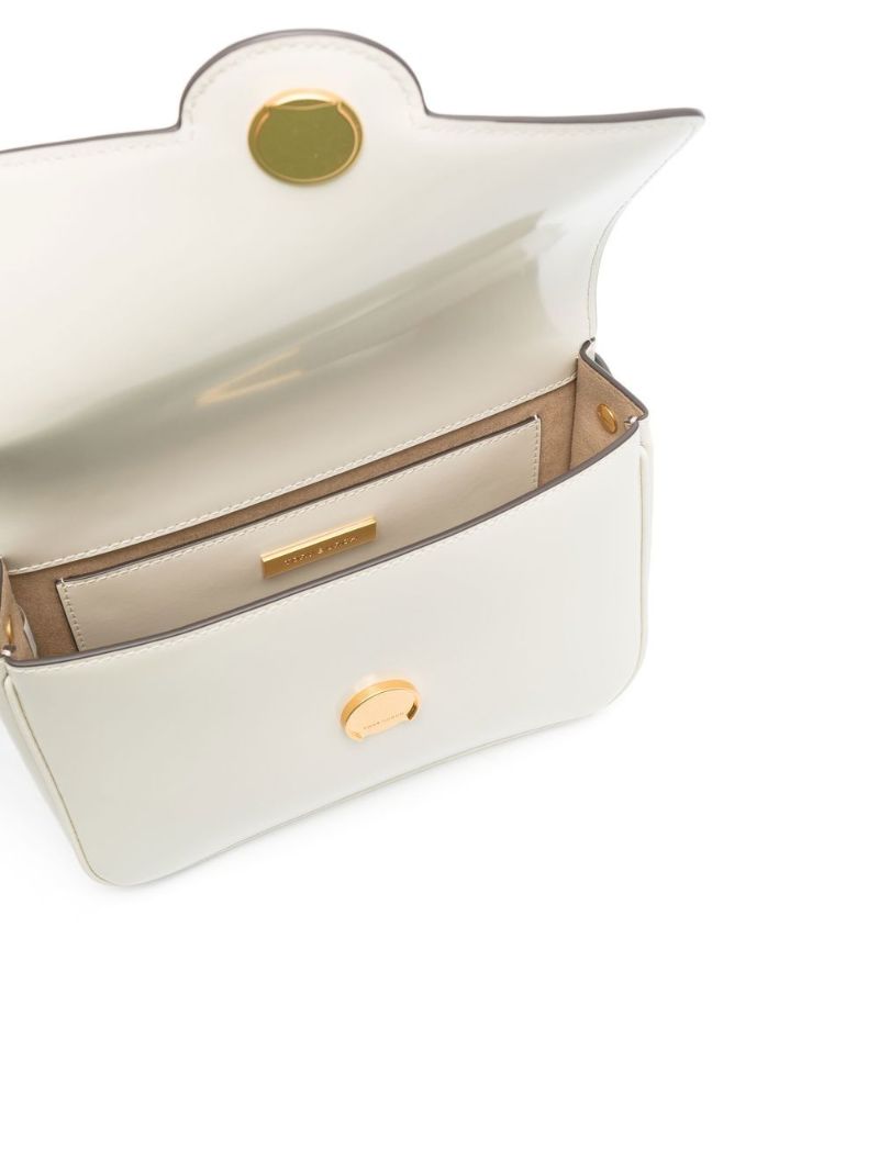 White Robinson Leather Cross Body Bag
