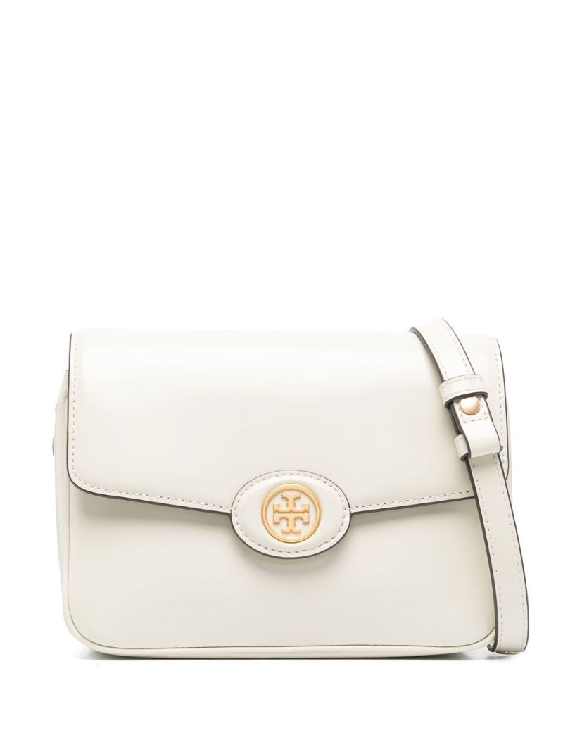 White Robinson Leather Cross Body Bag