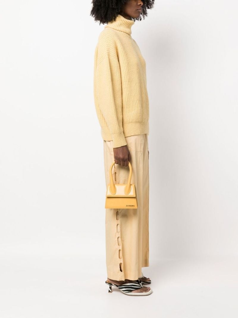 Yellow Le Chiquito Moyen Top Handle Bag