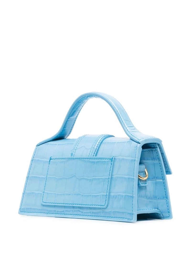 Blue Le Bambino Leather Mini Bag