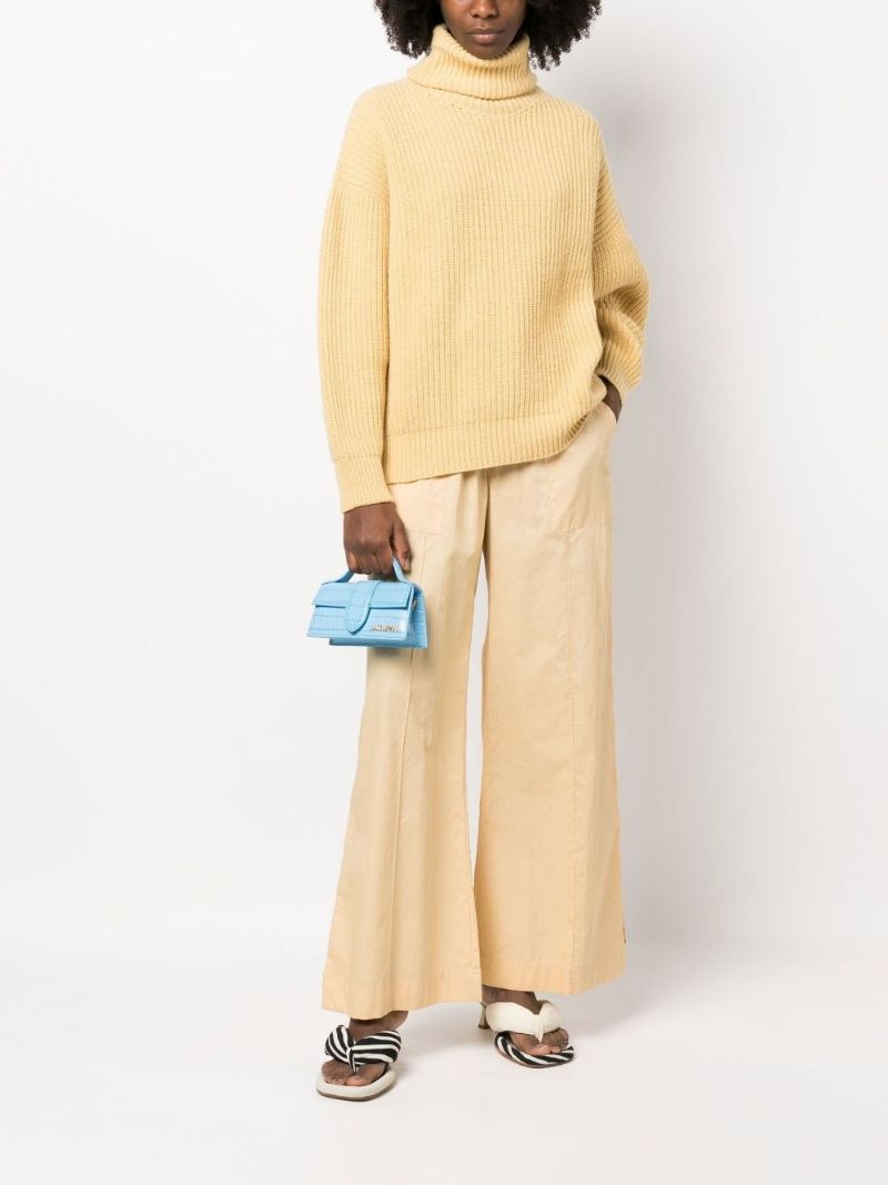 Blue Le Bambino Leather Mini Bag