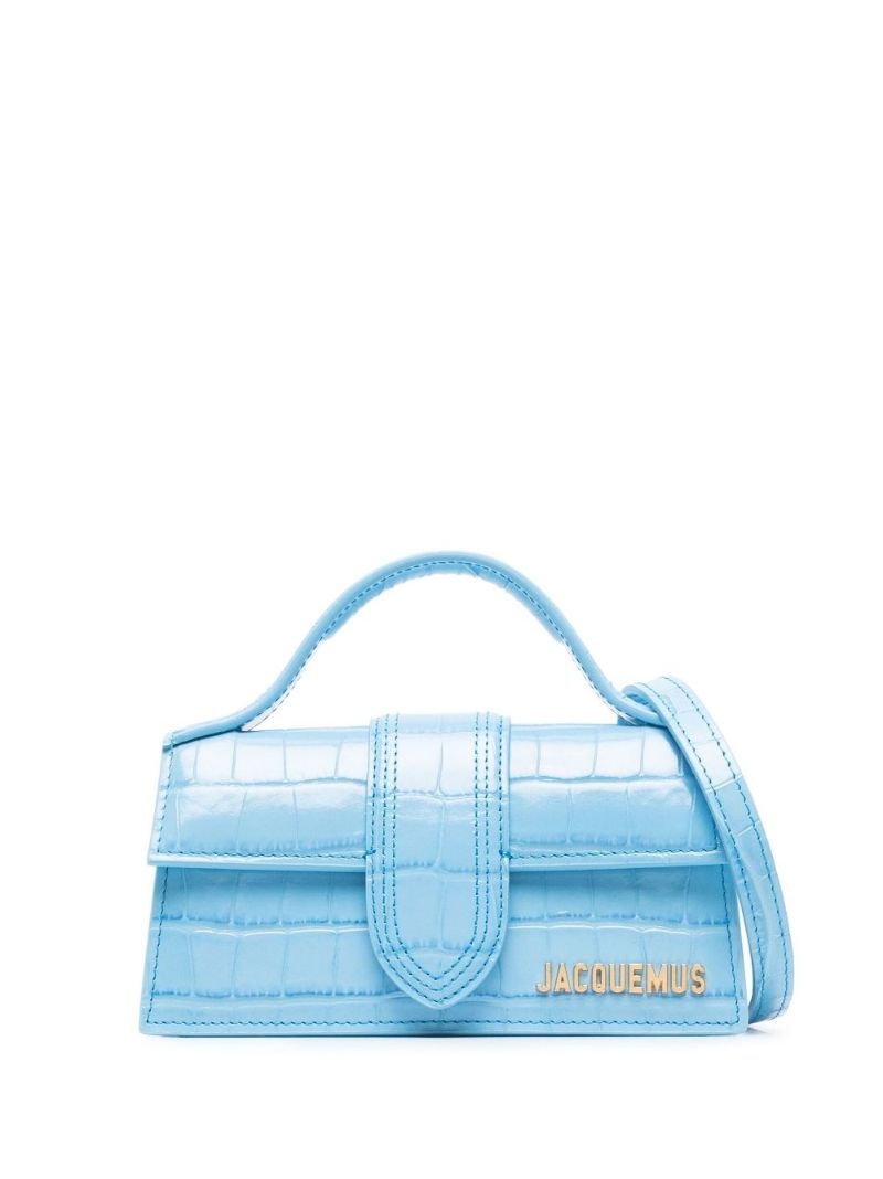 Blue Le Bambino Leather Mini Bag