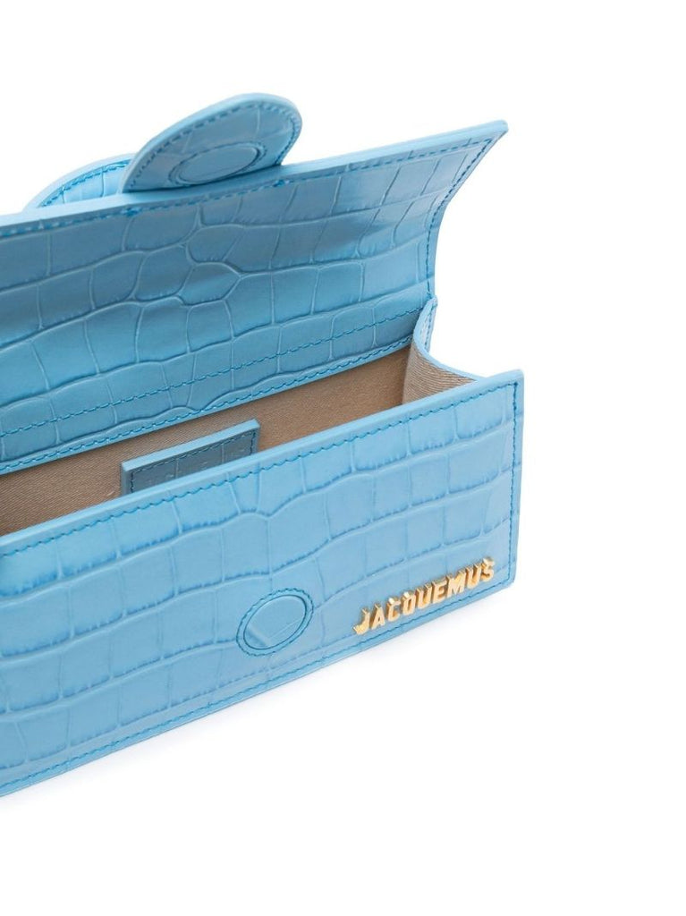 Blue Le Bambino Leather Mini Bag