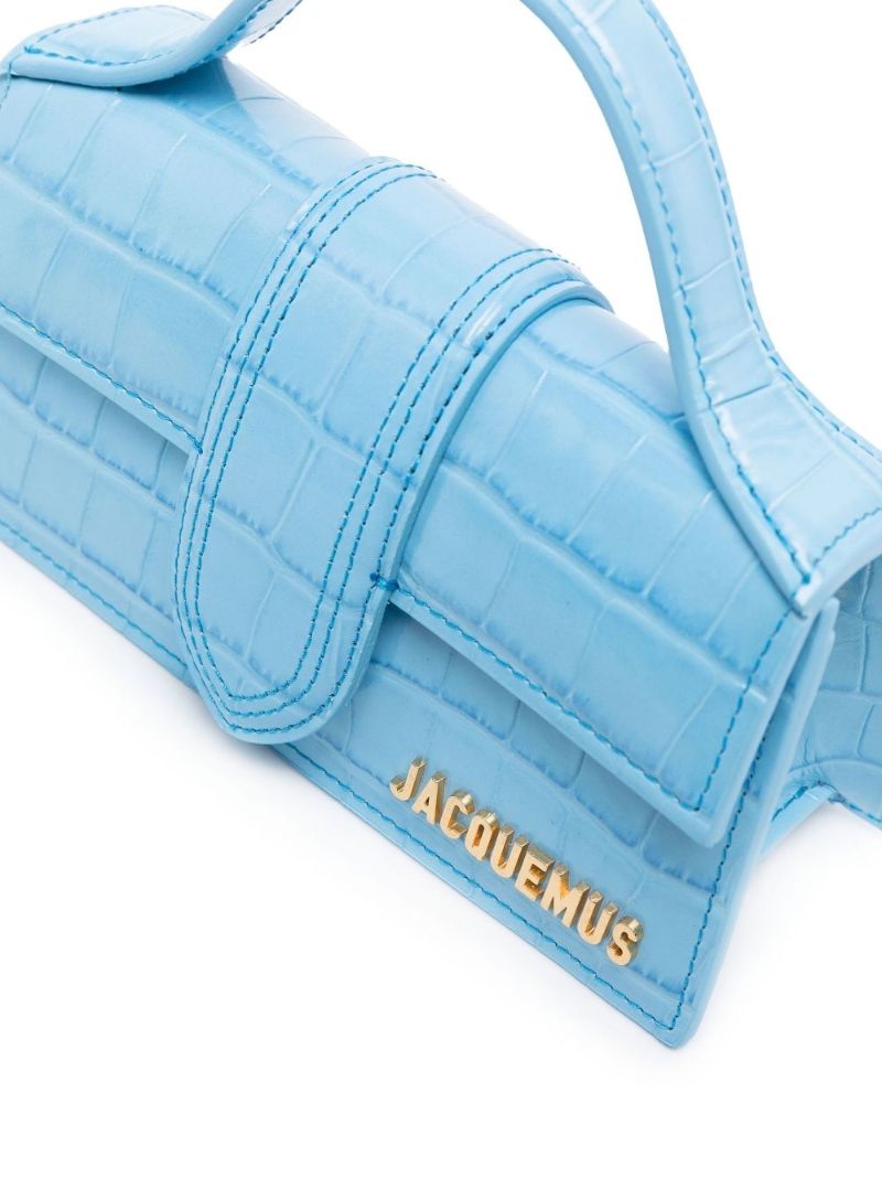 Blue Le Bambino Leather Mini Bag