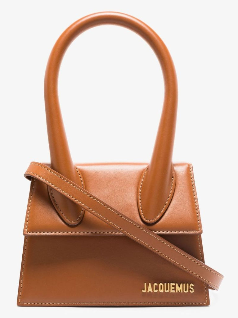 Brown Le Chiquito Moyen Leather Tote Bag