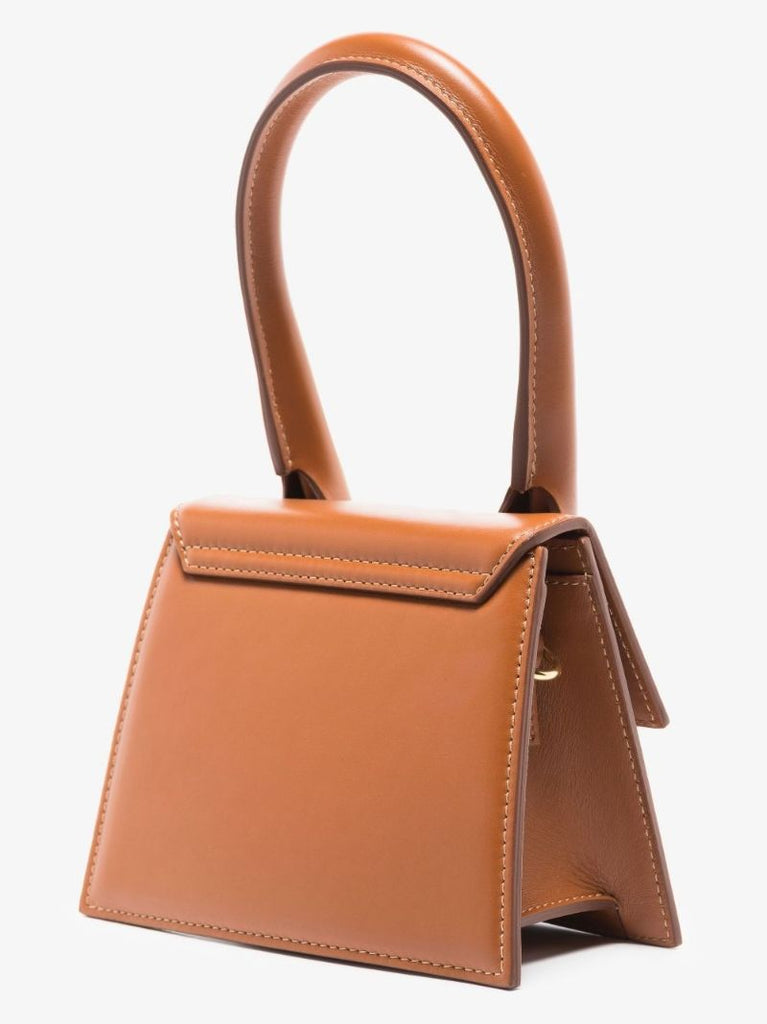 Brown Le Chiquito Moyen Leather Tote Bag