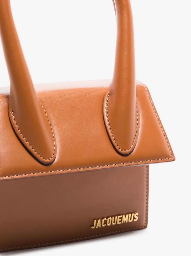 Brown Le Chiquito Moyen Leather Tote Bag