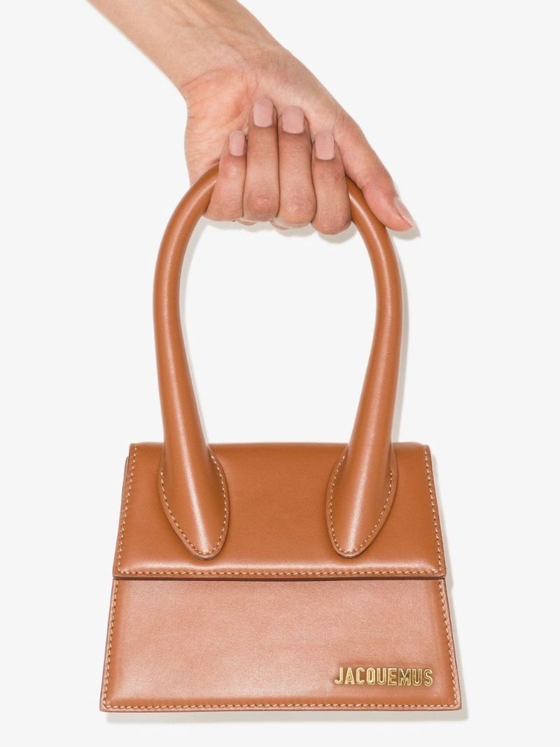 Brown Le Chiquito Moyen Leather Tote Bag
