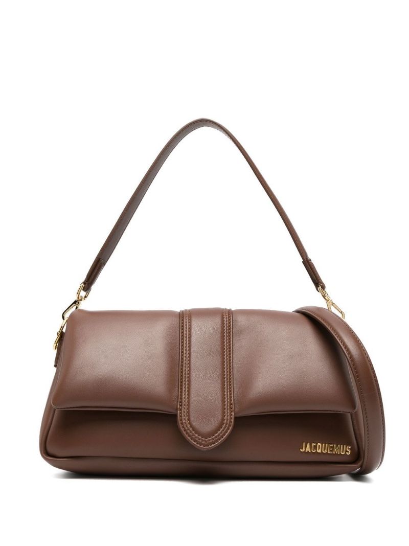 Brown Le Bambimou Leather Shoulder Bag