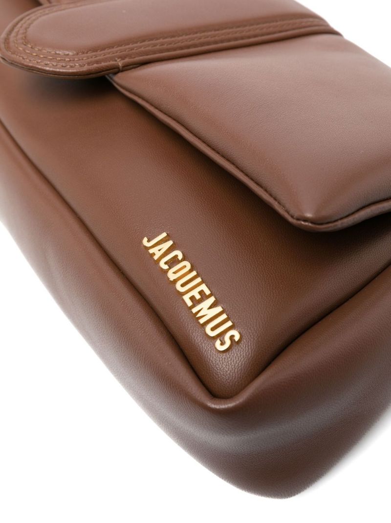 Brown Le Bambimou Leather Shoulder Bag