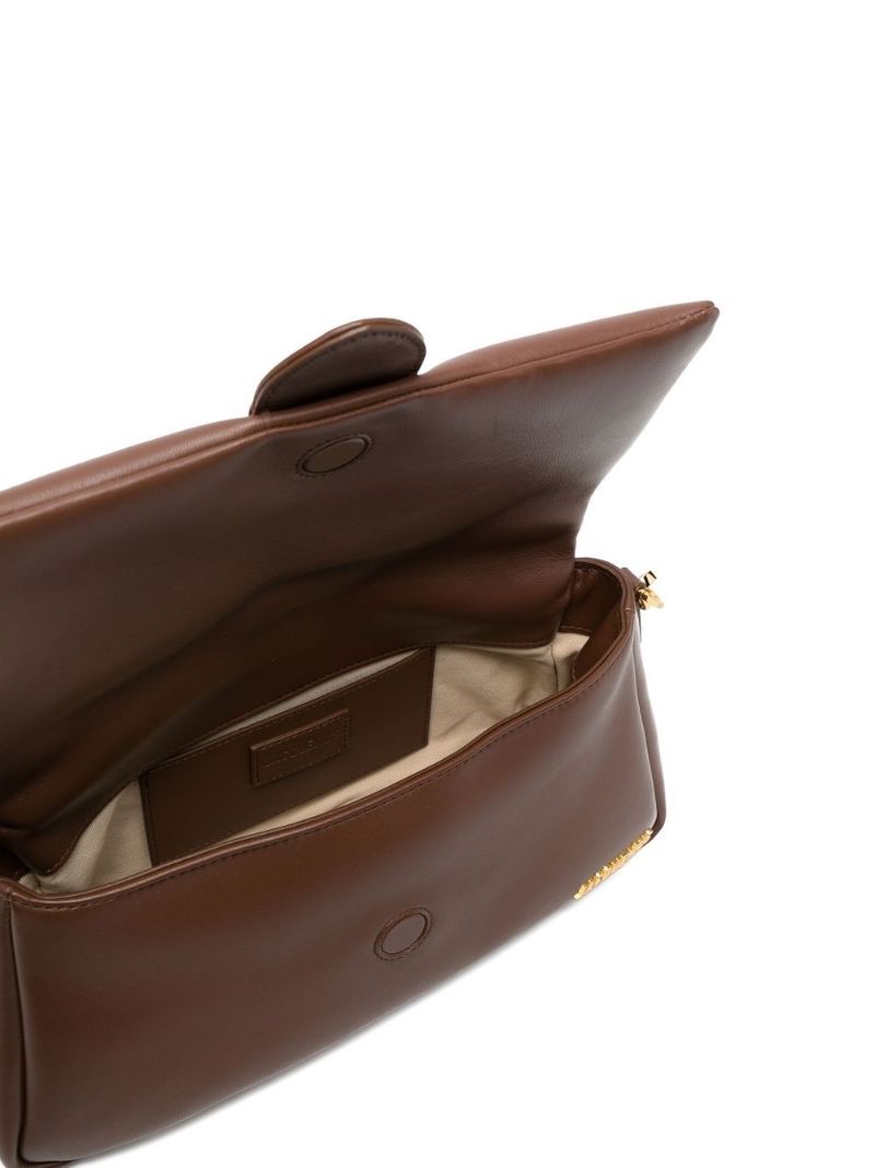 Brown Le Bambimou Leather Shoulder Bag