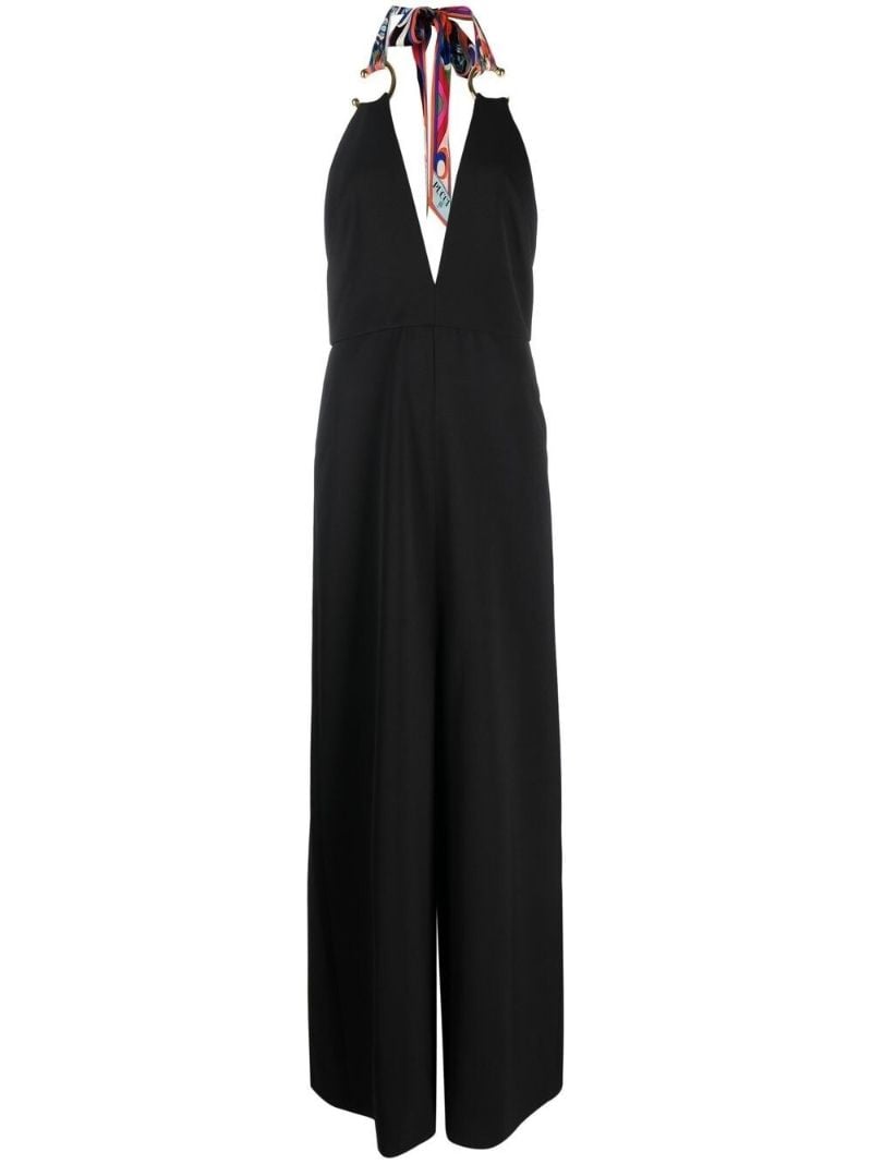 Black Halterneck Maxi Dress