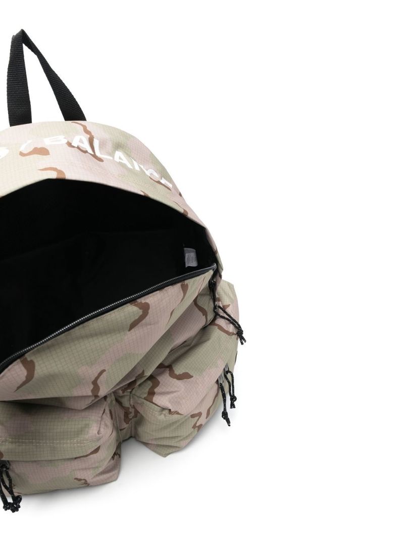 Neutral Camouflage Print Backpack