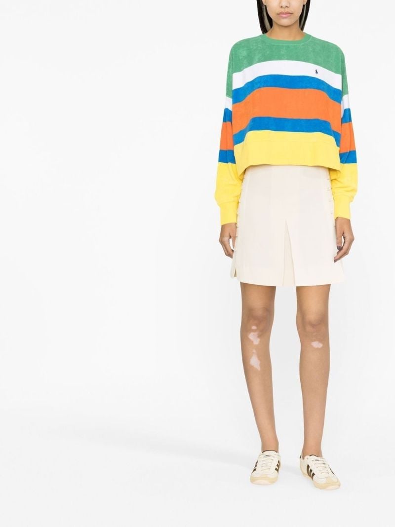 Yellow Polo Pony Striped Jumper