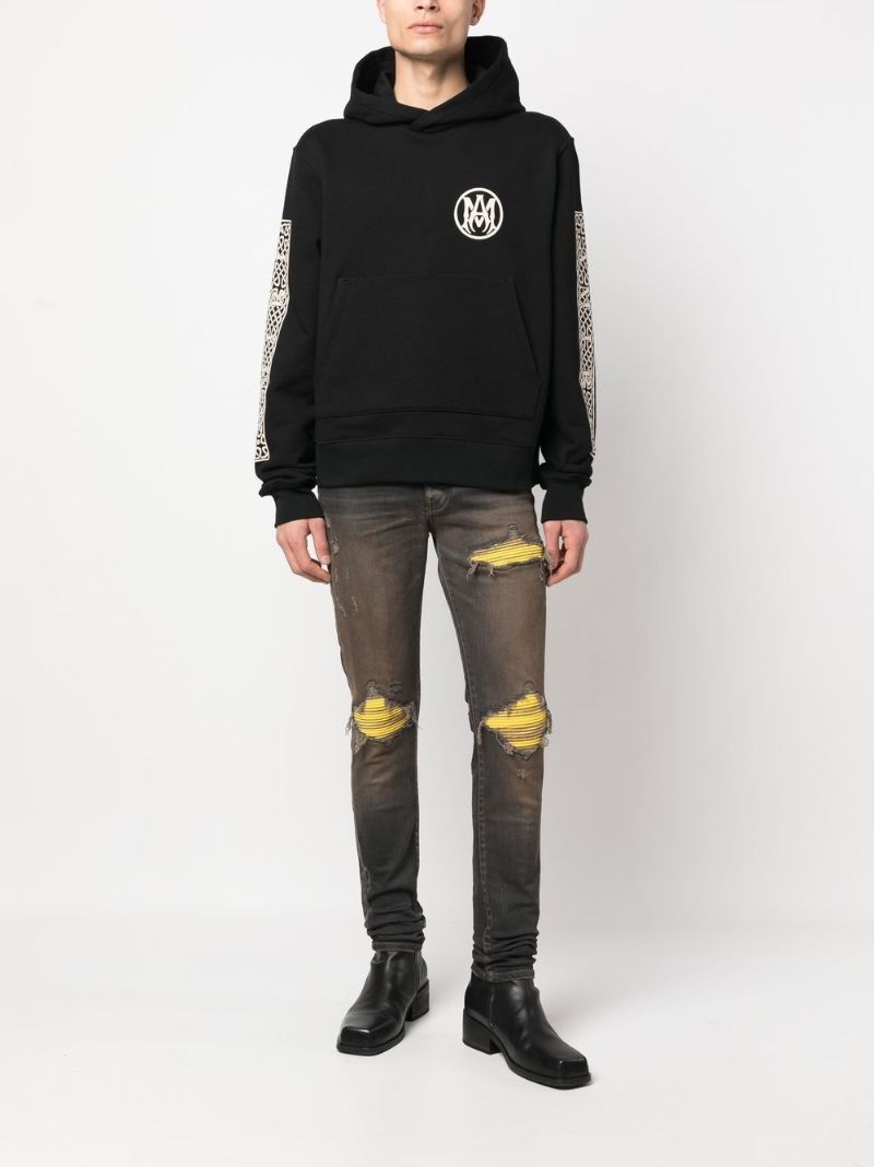 Blue Distressed Skinny Jeans