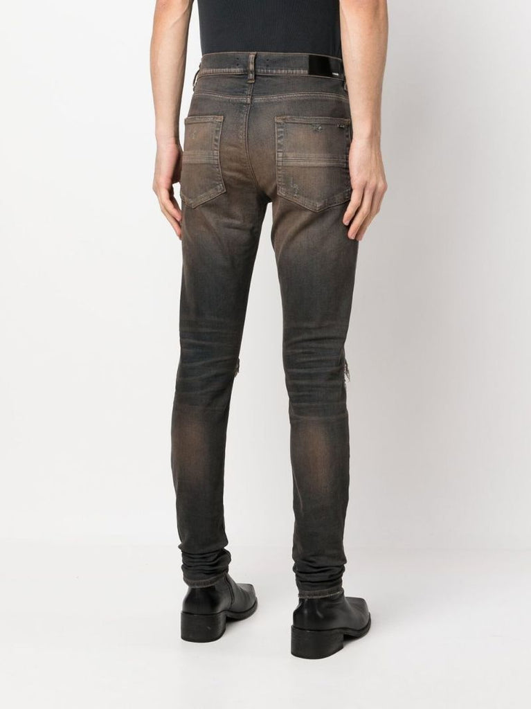 Blue Distressed Skinny Jeans