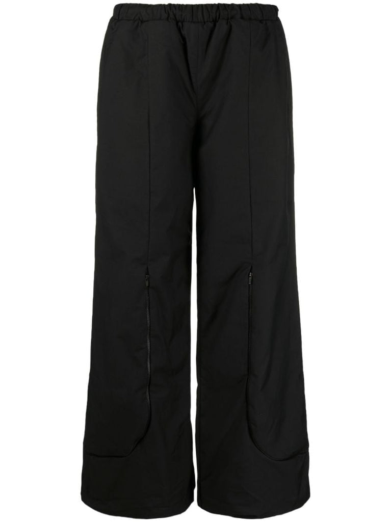 Black Drawstring Cargo Hiking Pants