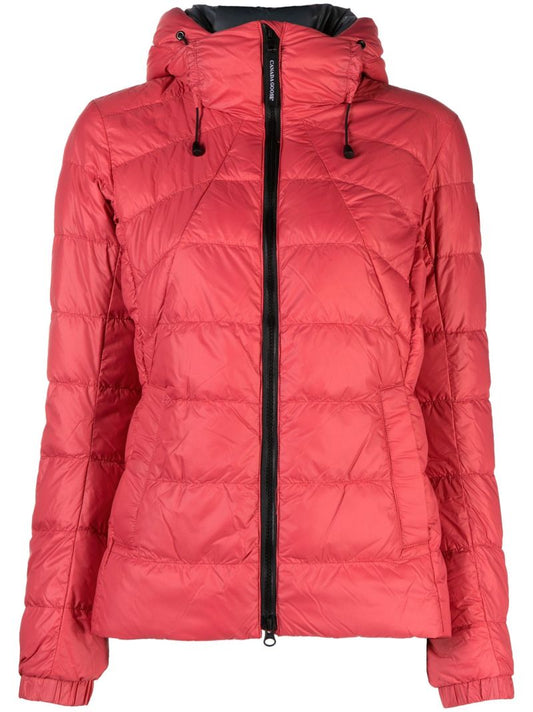 Pink Abbott Quilted Hooded Jacket