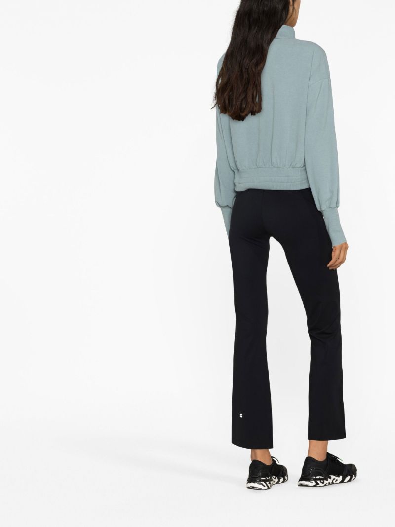 Black Power Bootcut Trousers