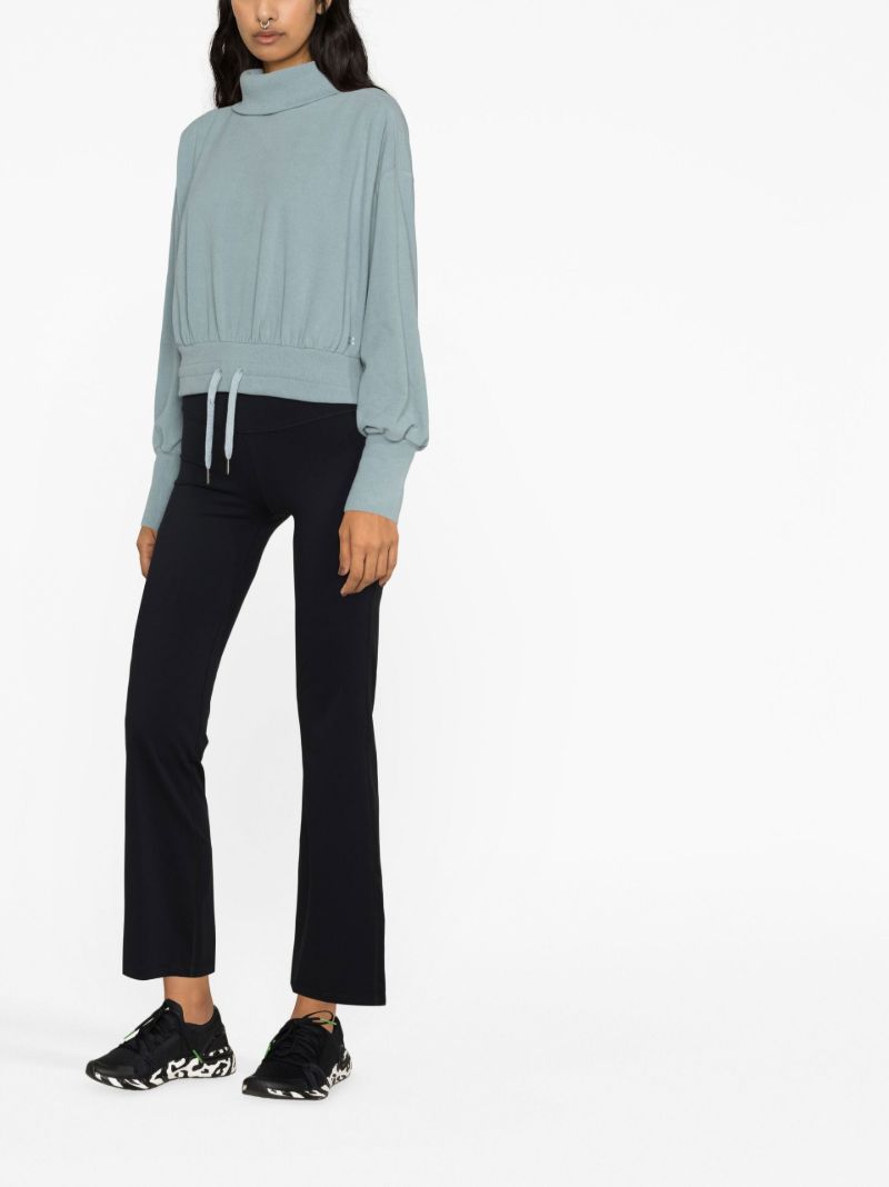 Black Power Bootcut Trousers