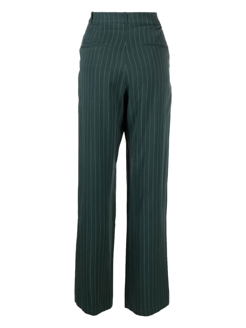 Green Mason Pinstripe Trousers