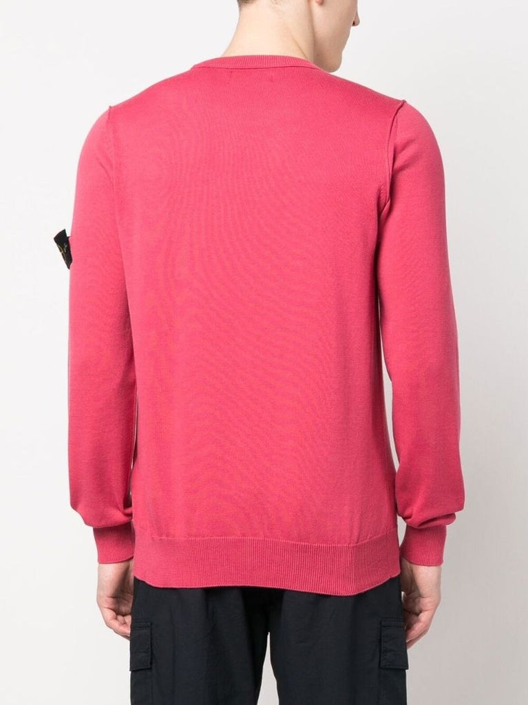Pink Compass Patch Jumper