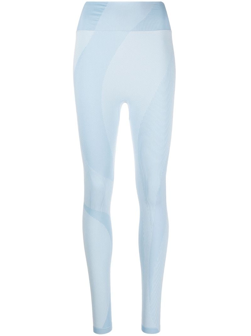 Blue Infinite Seamless Leggings
