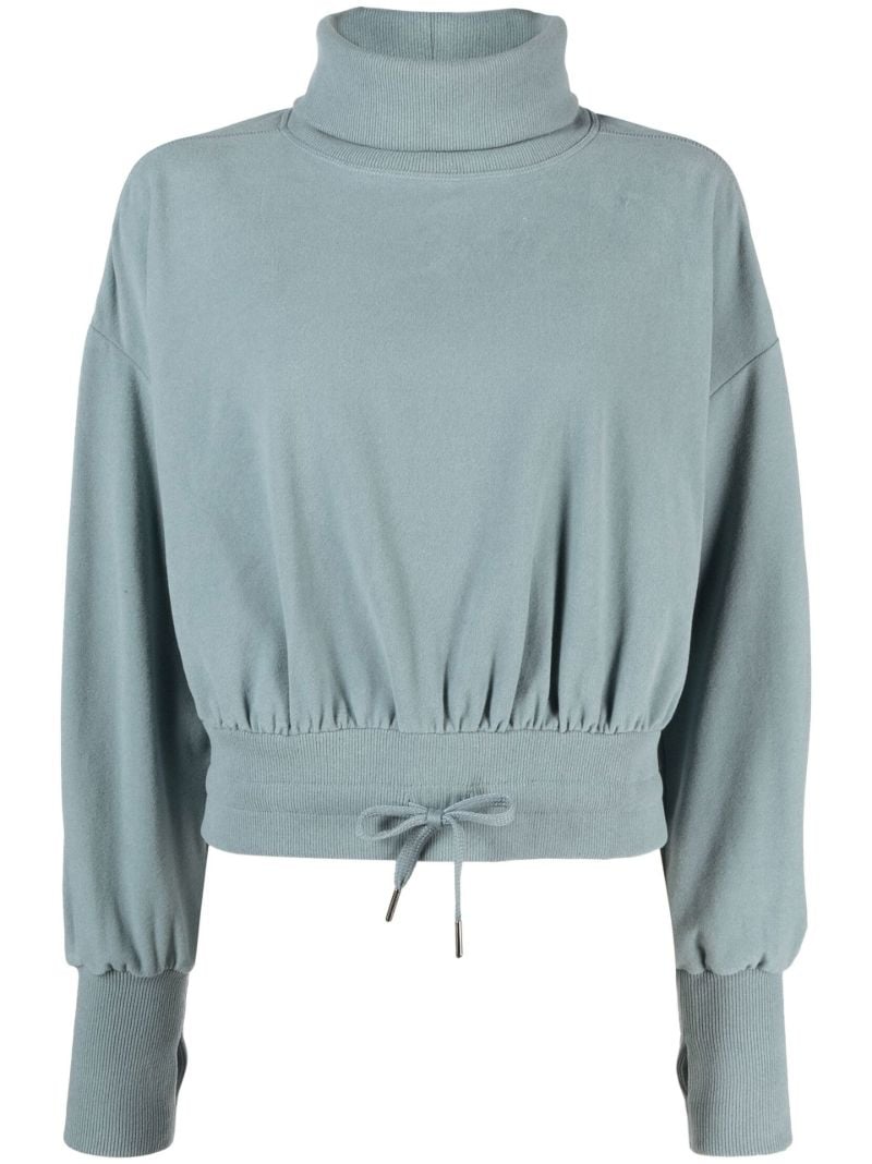 Blue Melody Cropped Sweatshirt