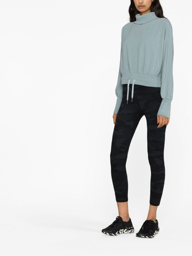 Blue Melody Cropped Sweatshirt