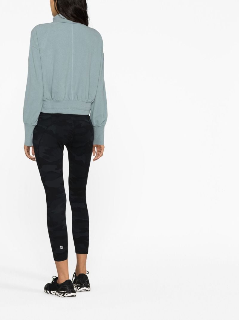 Blue Melody Cropped Sweatshirt