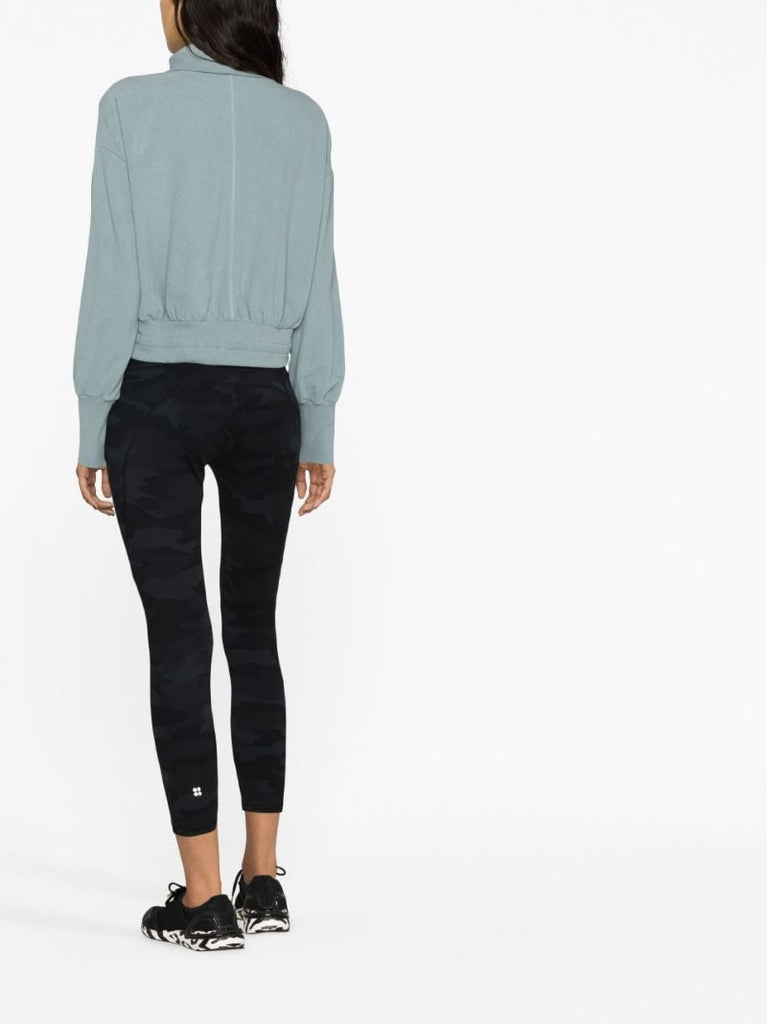 Blue Melody Cropped Sweatshirt