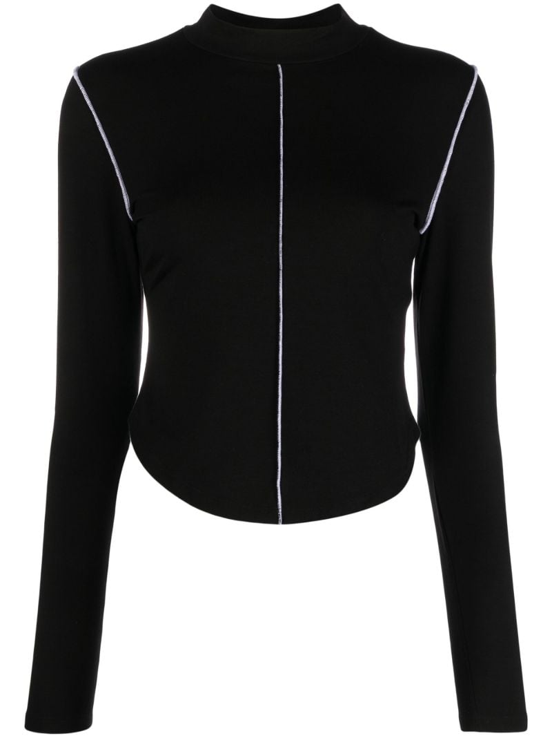 Black Stacey Knit Top