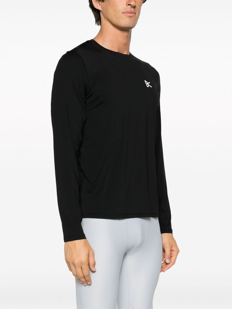 Black Ultralight Aloe Long Sleeve T-shirt