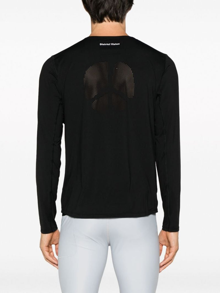 Black Ultralight Aloe Long Sleeve T-shirt