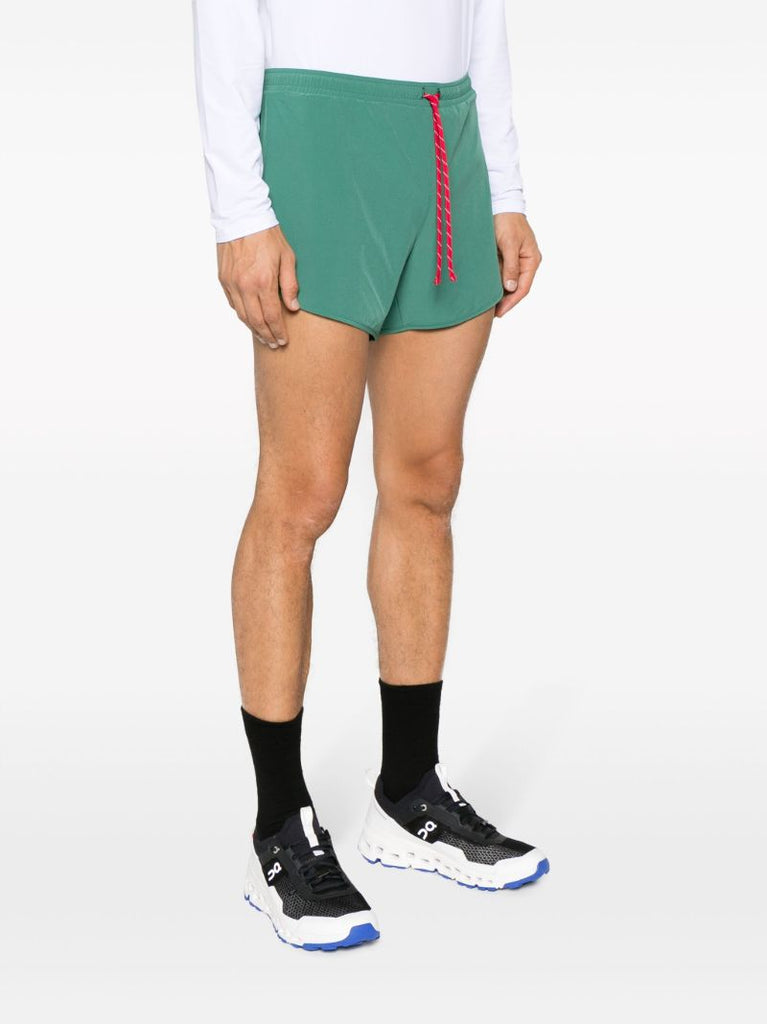 Green Drawstring Training Shorts