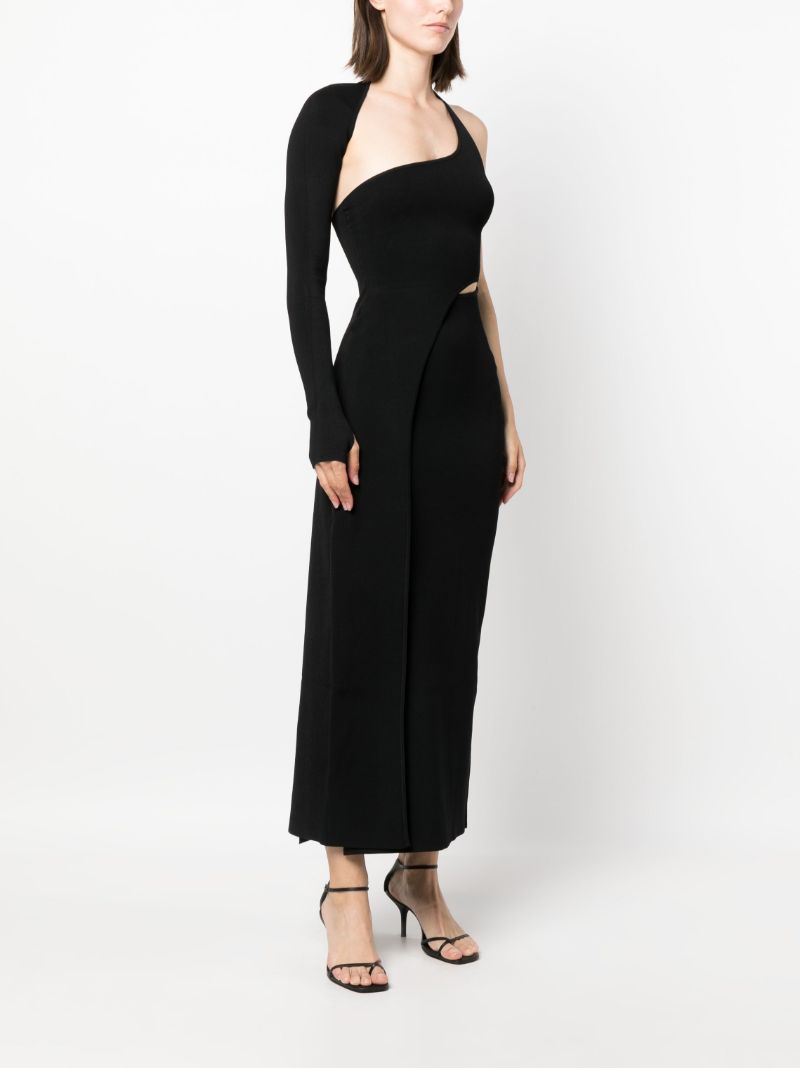 Black Cut Out Detail Dress