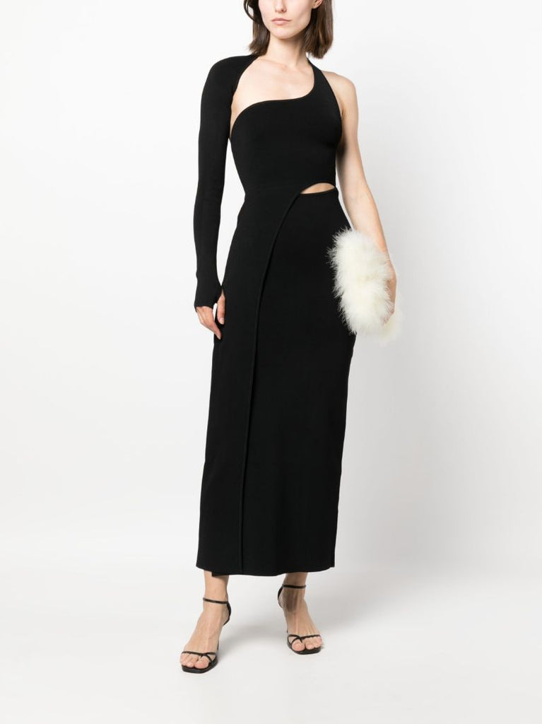 Black Cut Out Detail Dress