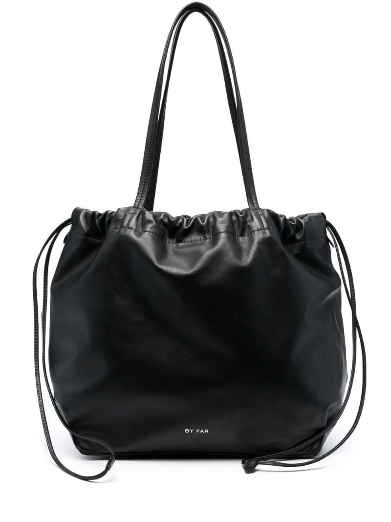 Black Oslo Leather Shoulder Bag