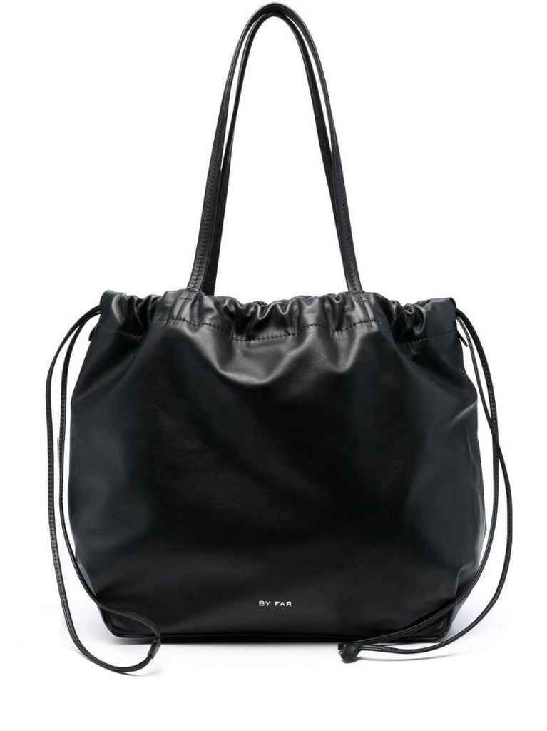 Black Oslo Leather Shoulder Bag