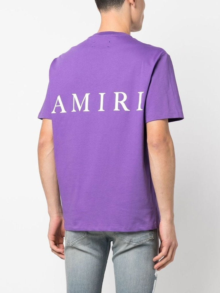 Purple Logo Print T-shirt